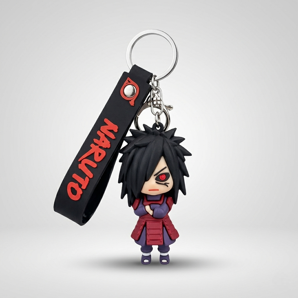 Madara Uchiha Naruto Anime Keychain