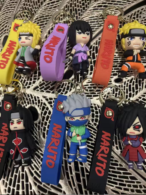 [COMBO] Naruto Anime Character Keychain Collection