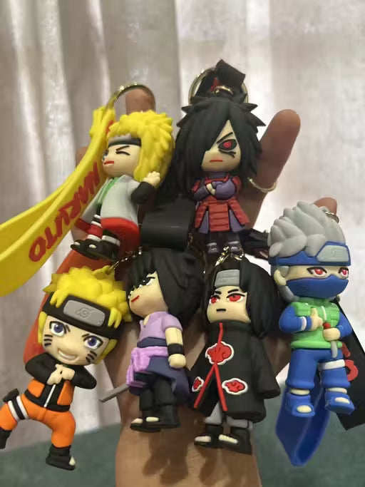 [COMBO] Naruto Anime Character Keychain Collection