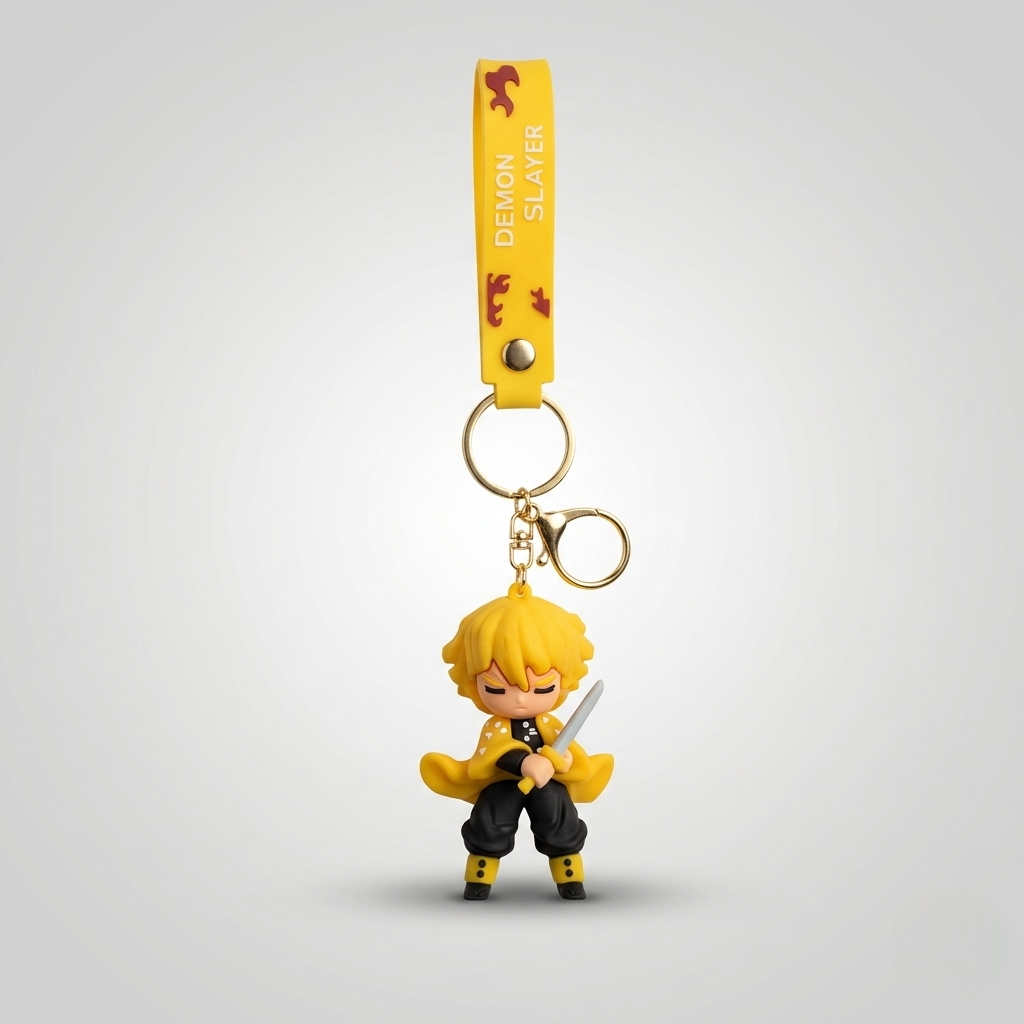 Zenitsu Agatsuma Demon Slayer Anime Keychain
