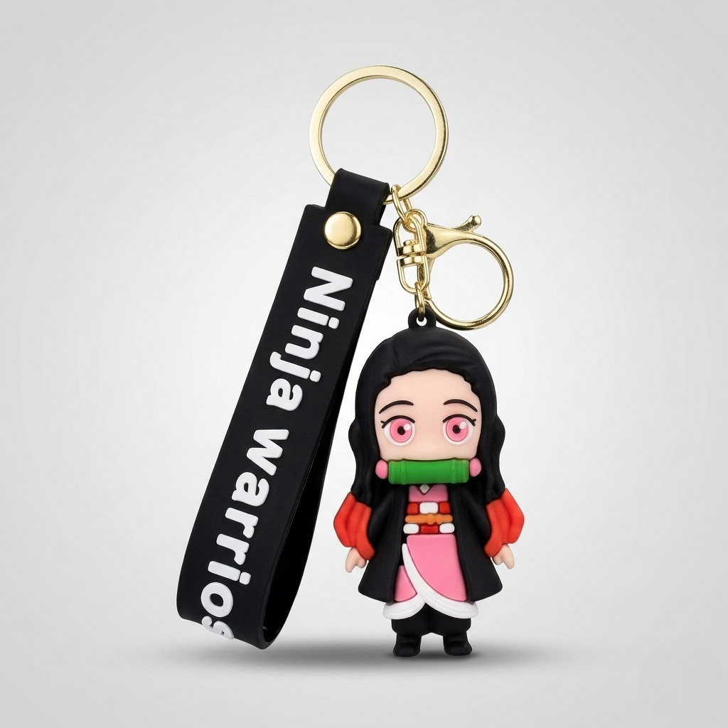 Nezuko Kamado Demon Slayer Anime Keychain