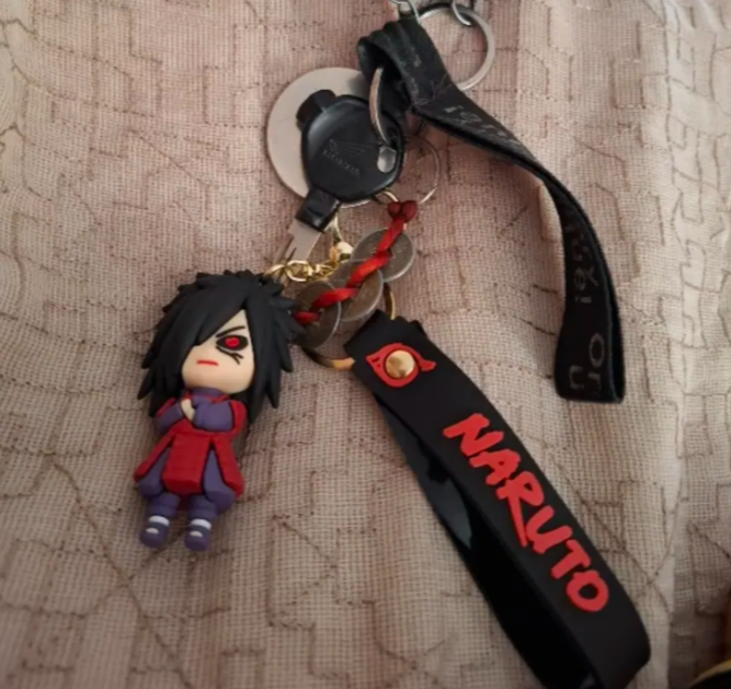 Madara Uchiha Naruto Anime Keychain