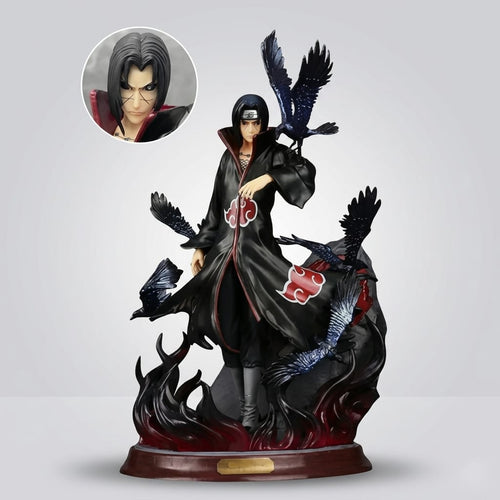 Itachi Uchiha Crow Genjutsu Naruto Anime Figure