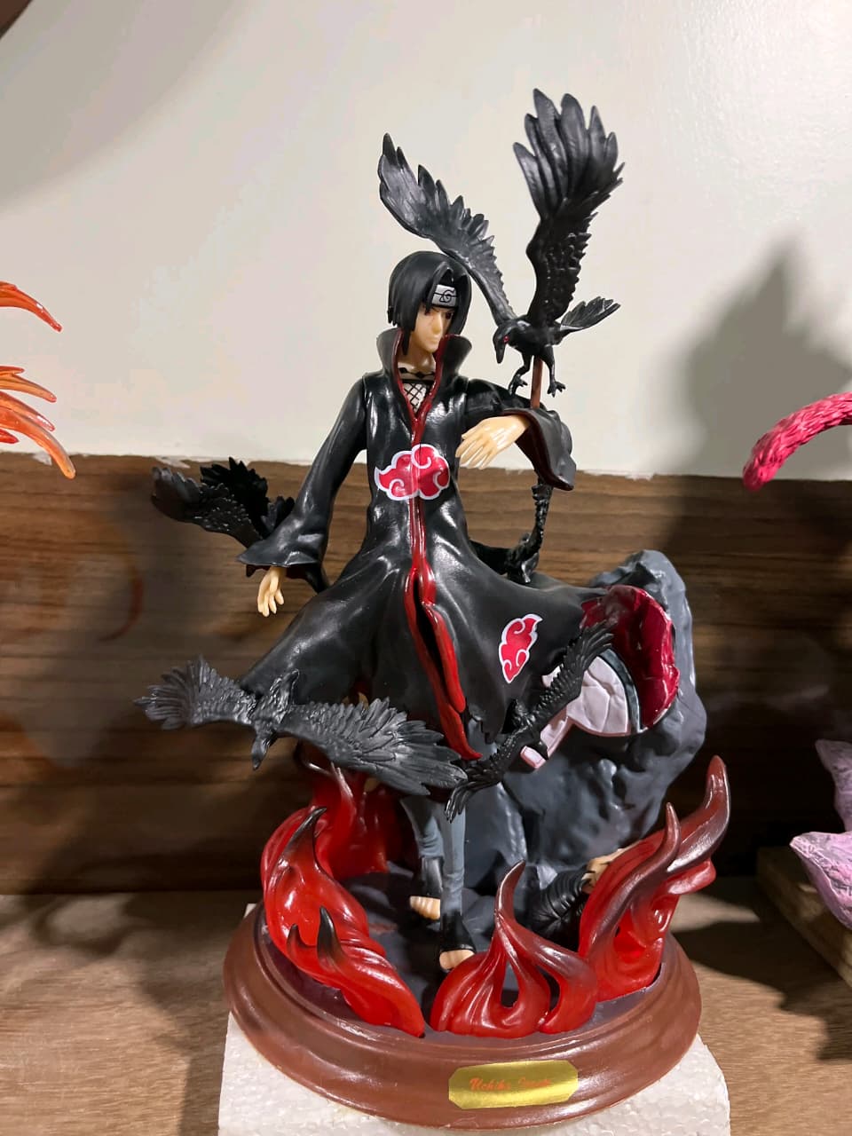 Itachi Uchiha Crow Genjutsu Naruto Anime Figure